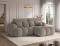 Coltar extensibil dreapta 4 locuri ELTAP, Covelion, 260x167x105 cm, lemn/tesatura boucle, maro