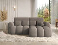 Coltar extensibil dreapta 4 locuri ELTAP, Covelion, 260x167x105 cm, lemn/tesatura boucle, maro