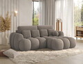 Coltar extensibil dreapta 4 locuri ELTAP, Covelion, 260x167x105 cm, lemn/tesatura boucle, maro