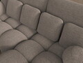 Coltar extensibil dreapta 4 locuri ELTAP, Covelion, 260x167x105 cm, lemn/tesatura boucle, maro