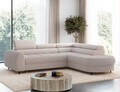 Coltar extensibil dreapta 5 locuri ELTAP, RT-20XIL, Vesteria, 279x215x91 cm, lemn/tesatura boucle, bej