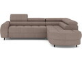 Coltar extensibil dreapta 5 locuri ELTAP, RT-22TON, Vesteria, 279x215x91 cm, lemn/tesatura boucle, maro