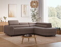 Coltar extensibil dreapta 5 locuri ELTAP, RT-22TON, Vesteria, 279x215x91 cm, lemn/tesatura boucle, maro
