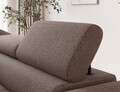 Coltar extensibil stanga 5 locuri ELTAP, LT-22TON, Vesteria, 279x215x91 cm, lemn/tesatura boucle, maro