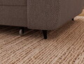 Coltar extensibil stanga 5 locuri ELTAP, LT-22TON, Vesteria, 279x215x91 cm, lemn/tesatura boucle, maro