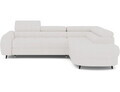Coltar extensibil dreapta 5 locuri ELTAP, RT-01ROY, Vesteria, 279x215x91 cm, lemn/tesatura boucle, alb