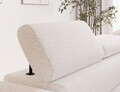 Coltar extensibil dreapta 5 locuri ELTAP, RT-01ROY, Vesteria, 279x215x91 cm, lemn/tesatura boucle, alb