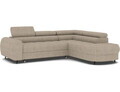 Coltar extensibil dreapta 5 locuri ELTAP, RT-18ROY, Vesteria, 279x215x91 cm, lemn/tesatura boucle, bej inchis