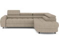 Coltar extensibil dreapta 5 locuri ELTAP, RT-18ROY, Vesteria, 279x215x91 cm, lemn/tesatura boucle, bej inchis