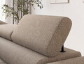 Coltar extensibil stanga 5 locuri ELTAP, LT-18ROY, Vesteria, 279x215x91 cm, lemn/tesatura boucle, bej inchis