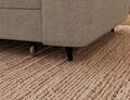 Coltar extensibil stanga 5 locuri ELTAP, LT-18ROY, Vesteria, 279x215x91 cm, lemn/tesatura boucle, bej inchis
