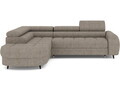 Coltar extensibil stanga 5 locuri ELTAP, LT-20ROY, Vesteria, 279x215x91 cm, lemn/tesatura boucle, bej inchis
