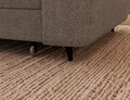 Coltar extensibil stanga 5 locuri ELTAP, LT-20ROY, Vesteria, 279x215x91 cm, lemn/tesatura boucle, bej inchis