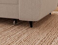 Coltar extensibil stanga 5 locuri ELTAP, LT-18TON, Vesteria, 279x215x91 cm, lemn/tesatura boucle, bej deschis
