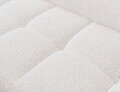 Coltar extensibil stanga 5 locuri ELTAP, LT-01ROY, Vesteria, 279x215x91 cm, lemn/tesatura boucle, alb