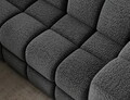 Coltar extensibil stanga 3 locuri ELTAP, Bronon, 296x200x109 cm, lemn/tesatura boucle, gri inchis