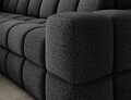 Coltar extensibil stanga 3 locuri ELTAP, Bronon, 296x200x109 cm, lemn/tesatura boucle, gri inchis