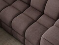 Coltar extensibil stanga 3 locuri ELTAP, Bronon, 296x200x109 cm, lemn/tesatura boucle, maro