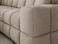 Coltar extensibil stanga 3 locuri ELTAP, Bronon, 296x200x109 cm, lemn/tesatura boucle, bej
