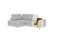Coltar extensibil stanga 3 locuri ELTAP, Bronon, 296x200x109 cm, lemn/tesatura boucle, bej