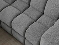 Coltar extensibil stanga 3 locuri ELTAP, Bronon, 296x200x109 cm, lemn/tesatura boucle, gri deschis