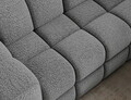 Coltar extensibil dreapta 3 locuri ELTAP, Bronon, 296x200x109 cm, lemn/tesatura boucle, gri deschis