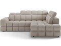 Coltar extensibil dreapta 3 locuri ELTAP, Bronon, 296x200x109 cm, lemn/tesatura boucle, bej