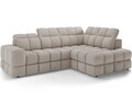 Coltar extensibil dreapta 3 locuri ELTAP, Bronon, 296x200x109 cm, lemn/tesatura boucle, bej