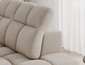 Coltar extensibil dreapta 3 locuri ELTAP, Bronon, 296x200x109 cm, lemn/tesatura boucle, bej