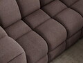 Coltar extensibil dreapta 3 locuri ELTAP, Bronon, 296x200x109 cm, lemn/tesatura boucle, maro