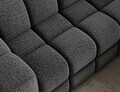 Coltar extensibil dreapta 3 locuri ELTAP, Bronon, 296x200x109 cm, lemn/tesatura boucle, gri inchis