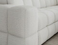 Coltar extensibil dreapta 3 locuri ELTAP, Bronon, 296x200x109 cm, lemn/tesatura boucle, alb