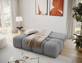 Canapea extensibila 2 locuri ELTAP, Nuwia, 200x102x100 cm, lemn/tesatura boucle, gri