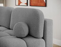 Canapea extensibila 2 locuri ELTAP, Nuwia, 200x102x100 cm, lemn/tesatura boucle, gri