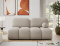 Canapea extensibila 2 locuri ELTAP, Nuwia, 200x102x100 cm, lemn/tesatura boucle, bej