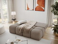 Canapea extensibila 2 locuri ELTAP, Nuwia, 200x102x100 cm, lemn/tesatura boucle, bej inchis