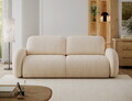 Canapea extensibila 3 locuri ELTAP, Avuela, 250x105x94 cm, lemn/tesatura chenille, bej deschis