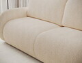 Canapea extensibila 3 locuri ELTAP, Avuela, 250x105x94 cm, lemn/tesatura chenille, bej deschis