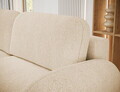 Canapea extensibila 3 locuri ELTAP, Avuela, 250x105x94 cm, lemn/tesatura chenille, bej deschis