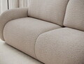 Canapea extensibila 3 locuri ELTAP, Avuela, 250x105x94 cm, lemn/tesatura boucle, bej