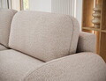 Canapea extensibila 3 locuri ELTAP, Avuela, 250x105x94 cm, lemn/tesatura boucle, bej