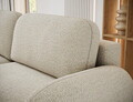 Canapea extensibila 3 locuri ELTAP, Avuela, 250x105x94 cm, lemn/tesatura boucle, bej