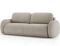 Canapea extensibila 3 locuri ELTAP, Avuela, 250x105x94 cm, lemn/tesatura boucle, bej