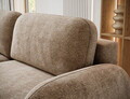 Canapea extensibila 3 locuri ELTAP, Avuela, 250x105x94 cm, lemn/tesatura chenille, maro deschis