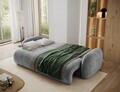 Canapea extensibila 3 locuri ELTAP, Avuela, 250x105x94 cm, lemn/tesatura chenille, gri