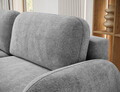 Canapea extensibila 3 locuri ELTAP, Avuela, 250x105x94 cm, lemn/tesatura chenille, gri