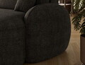 Coltar extensibil stanga 3 locuri ELTAP, Tesalia, 240x150x93 cm, lemn/tesatura boucle, gri inchis