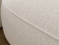 Coltar extensibil stanga 3 locuri ELTAP, Tesalia, 240x150x93 cm, lemn/tesatura boucle, alb