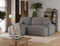 Coltar extensibil stanga 3 locuri ELTAP, Tesalia, 240x150x93 cm, lemn/tesatura boucle, gri