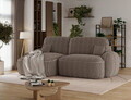 Coltar extensibil stanga 3 locuri ELTAP, Tesalia, 240x150x93 cm, lemn/catifea din poliester, maro deschis